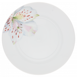 MEISSEN® COSMOPOLITAN GIANT BLOOM DINNER PLATE, TIGERLILY