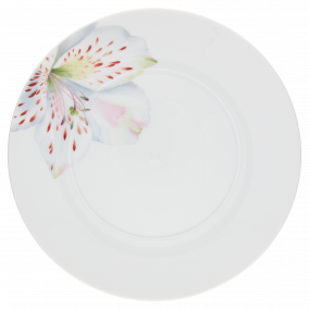 MEISSEN® COSMOPOLITAN GIANT BLOOM DINNER PLATE, TIGERLILY