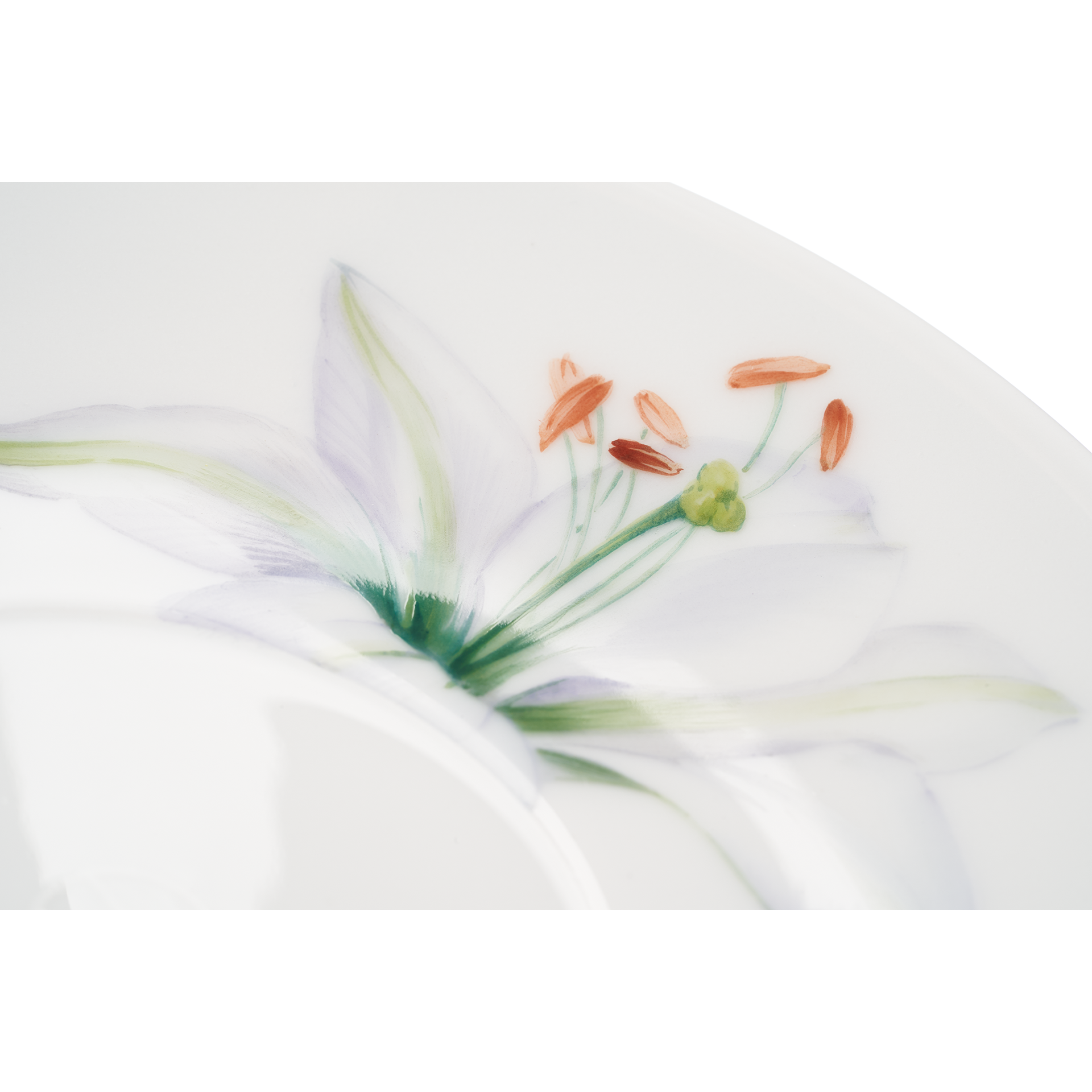 MEISSEN® COSMOPOLITAN GIANT BLOOM ESPRESSO CUP & SAUCER, LILY