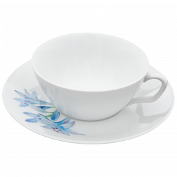 자이언트 블룸 티 컵 앤 소서 (아프리칸 릴리)