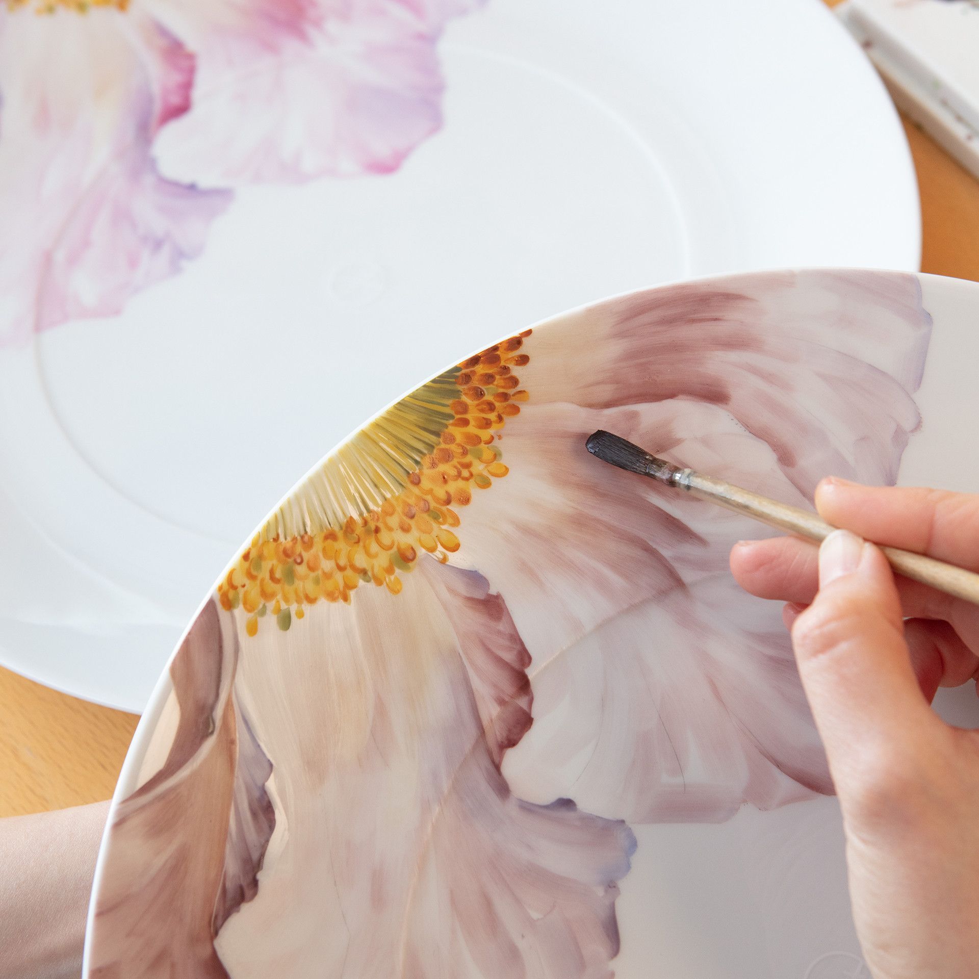 MEISSEN® COSMOPOLITAN GIANT BLOOM DINNER PLATE, GERBERA