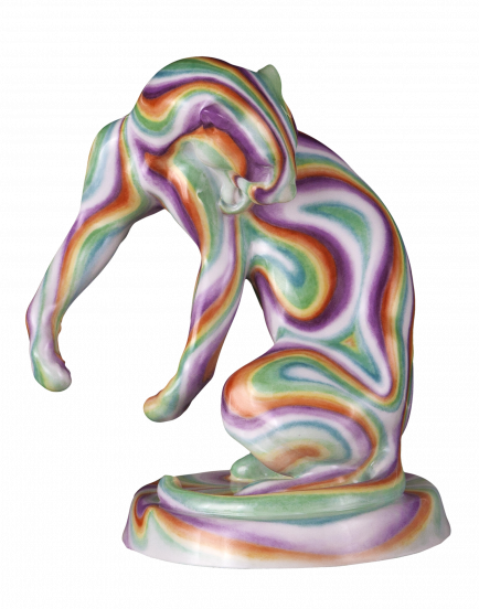 MEISSEN ATELIER REGENBOGEN PANTHER