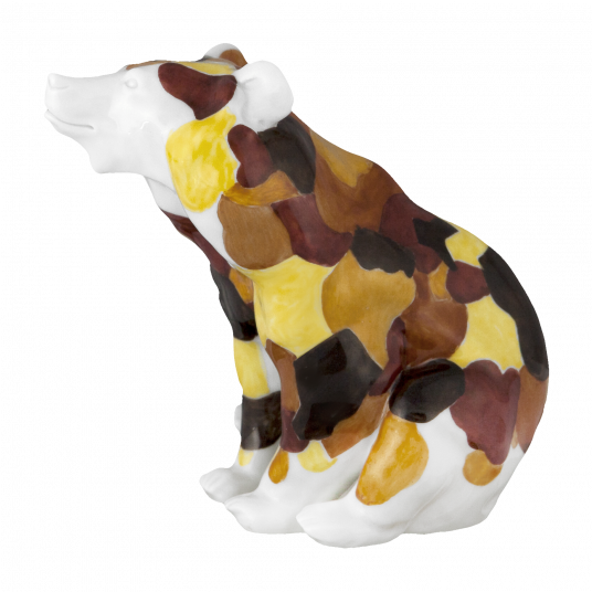 MEISSEN ATELIER BEAR INDIAN SUMMER LOOK