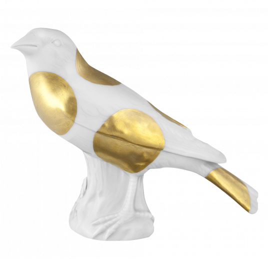 MEISSEN ATELIER GOLDFINCH GOLDEN DOTS