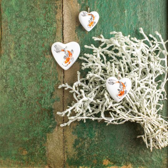 HEARTS CURVED HEART KOI