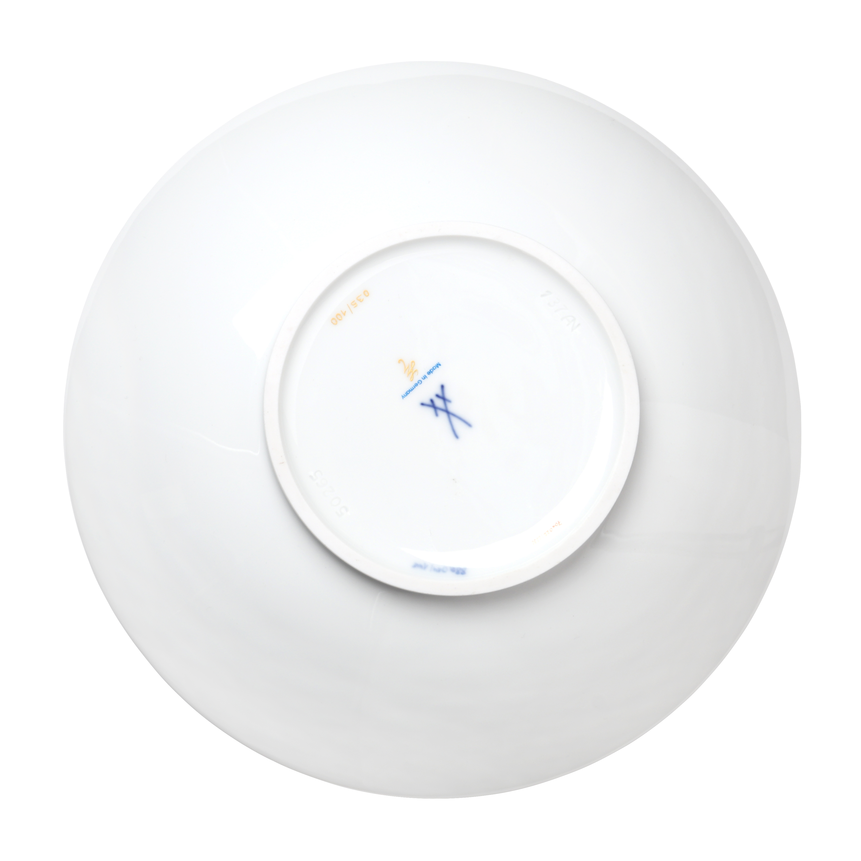 Vase, 'Blatt-tonisch', purple, butterflies, coloured, gold band