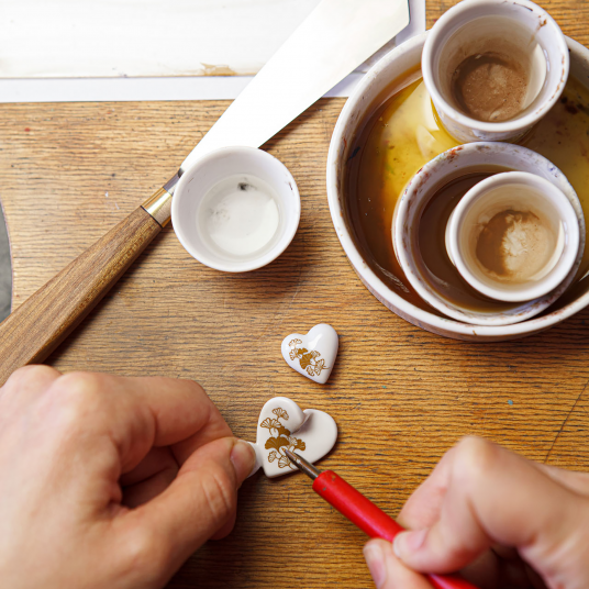 HEARTS CURVED HEART GINKGO