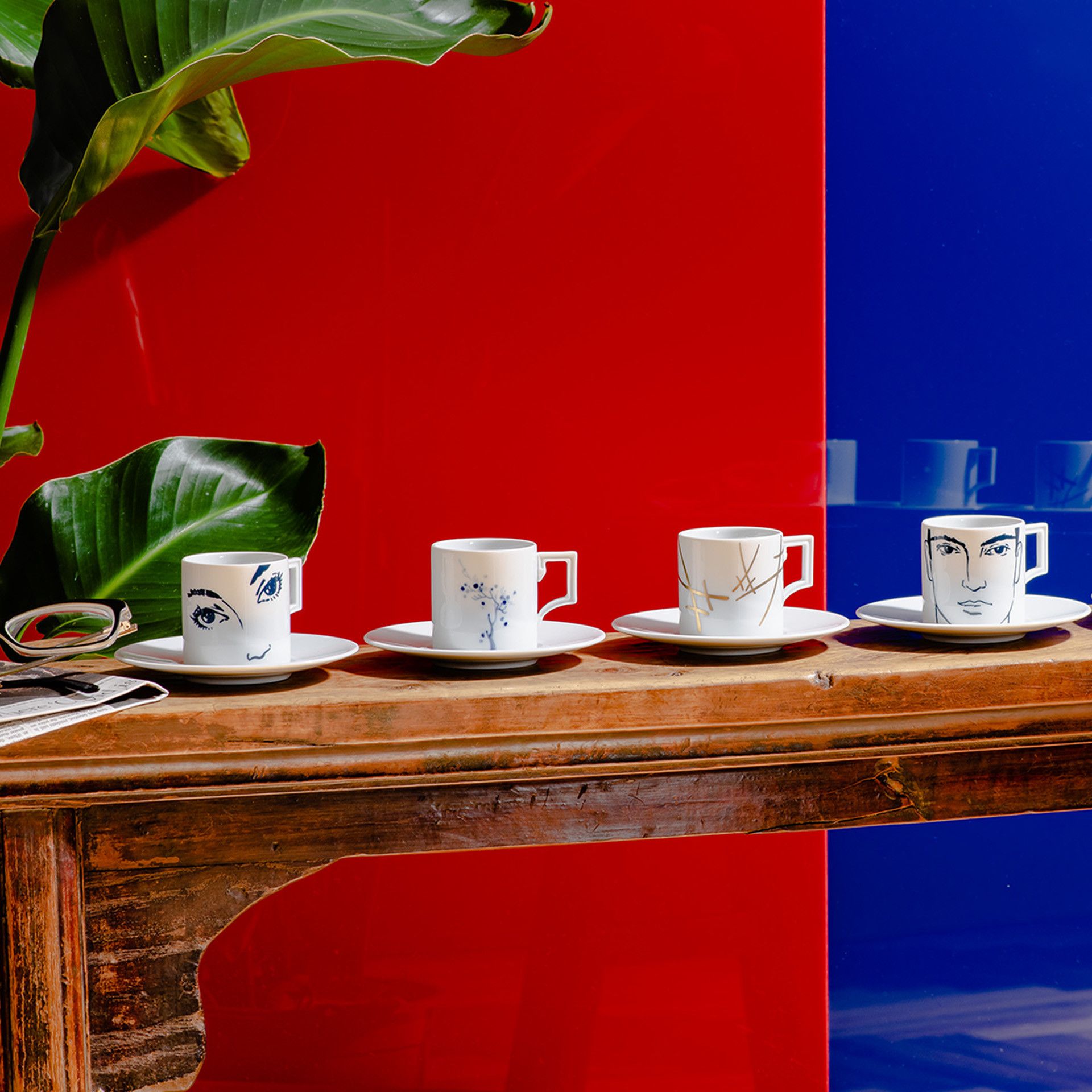 THE MEISSEN ESPRESSO COLLECTION ESPRESSO CUP SWORDS GOLD