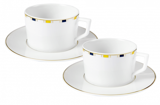 라이트 커피 컵 앤 소서 2인조 세트