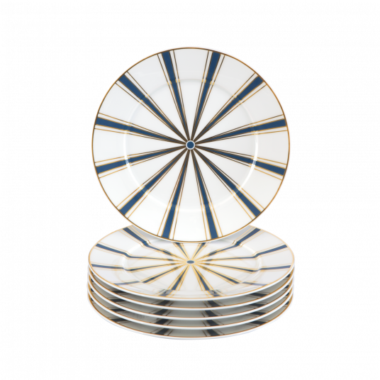 블루 플레이트 (M) 6p 세트