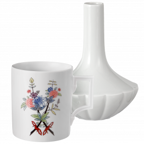 MEISSEN HOME OFFICE SET, SWORDS FANTASY, VASE LANDSCAPE