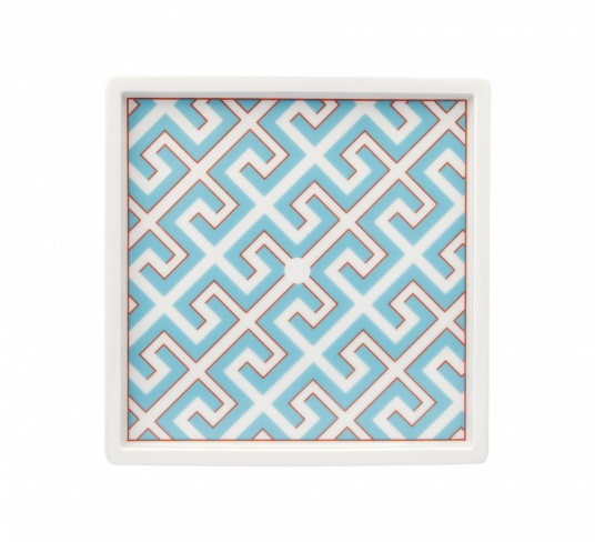 MEISSEN® COSMOPOLITAN ROYAL PALACE TURQUOISE PLATTER SQUARE