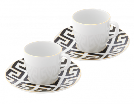 MEISSEN® COSMOPOLITAN ROYAL PALACE BLACK ESPRESSO SET