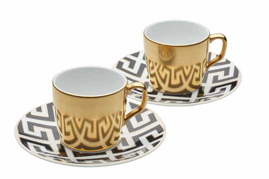 MEISSEN® COSMOPOLITAN ROYAL PALACE BLACK ESPRESSO SET