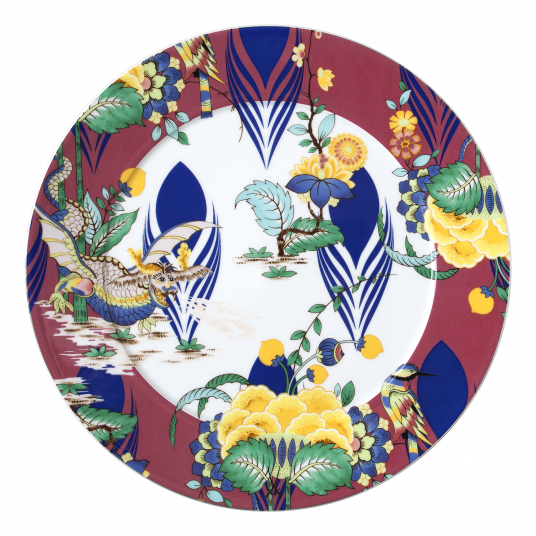MEISSEN COLLAGE MYSTIC GARDEN PRESENTATION PLATE
