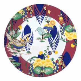 MEISSEN COLLAGE MYSTIC GARDEN PRESENTATION PLATE