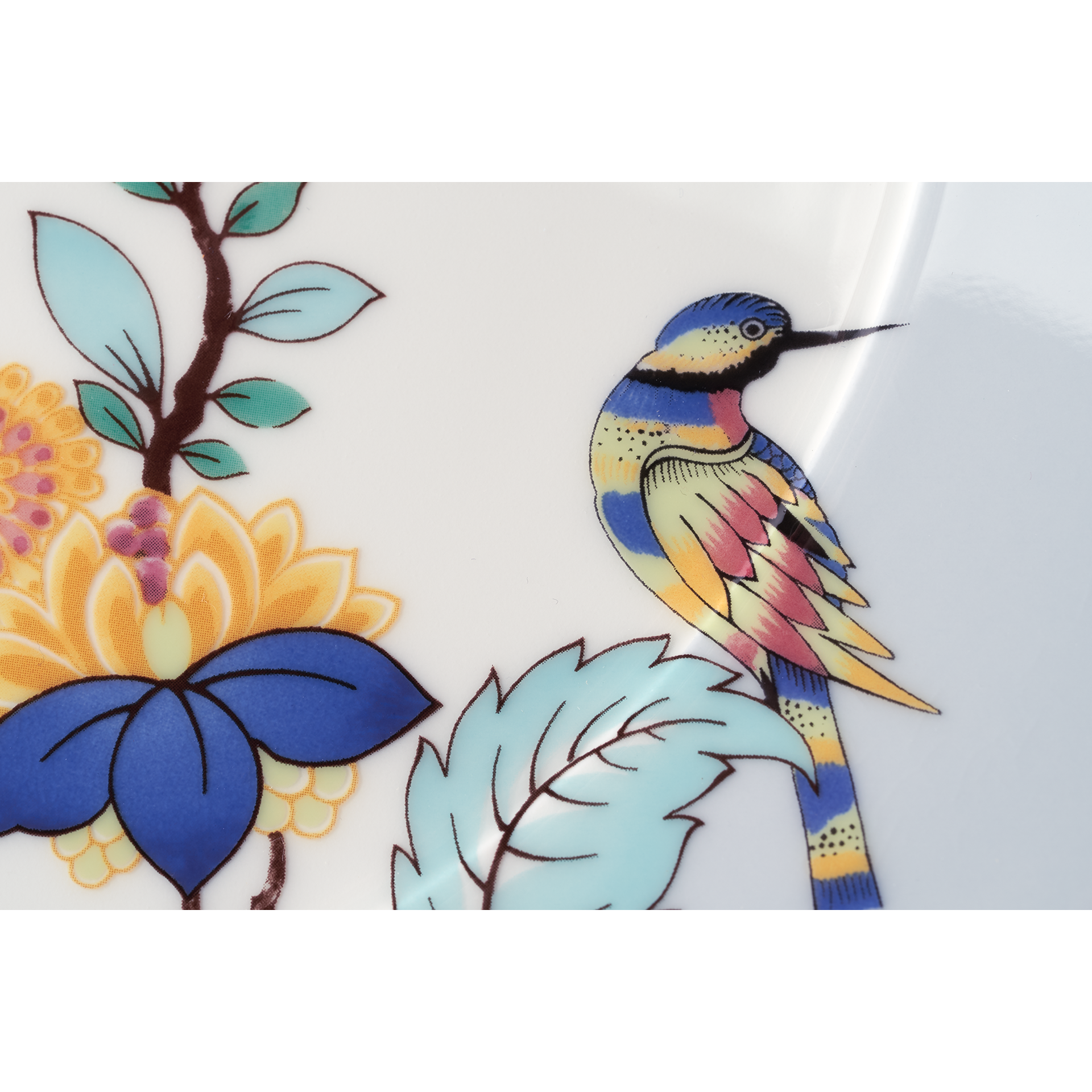 MEISSEN COLLAGE MYSTIC GARDEN PLATE SET 3PCS.