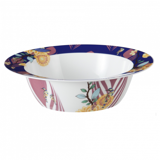 MEISSEN COLLAGE MYSTIC GARDEN BOWL, LARGE