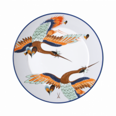 MEISSEN COLLAGE LOVE BIRDS DINNER PLATE