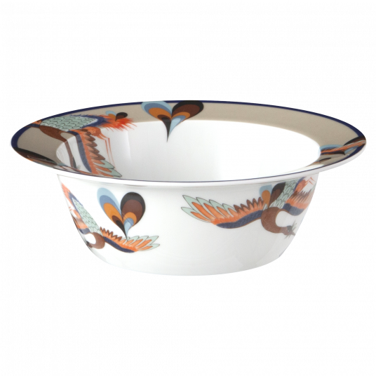 MEISSEN COLLAGE LOVE BIRDS BOWL, MEDIUM