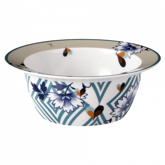 MEISSEN COLLAGE LOVE BIRDS BOWL, SMALL