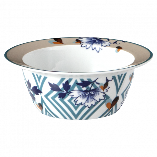 MEISSEN COLLAGE LOVE BIRDS BOWL, SMALL