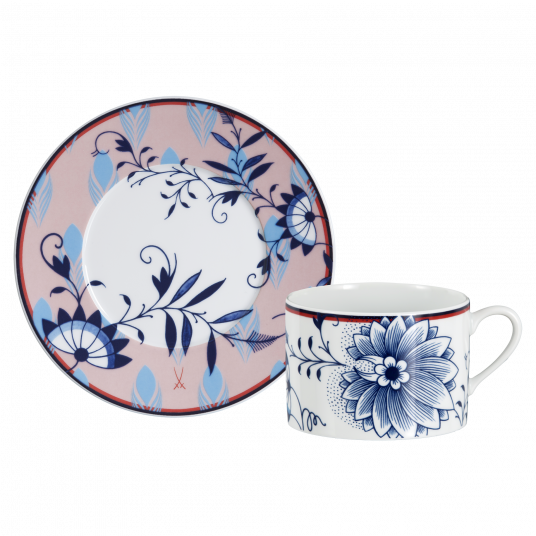 블루미페더 카푸치노 컵 앤 소서