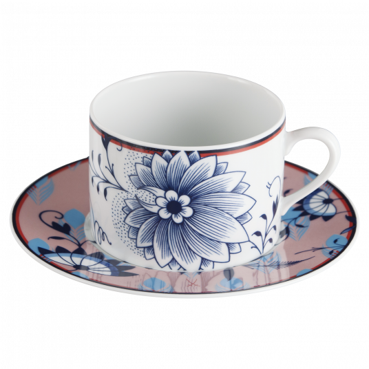 블루미페더 카푸치노 컵 앤 소서