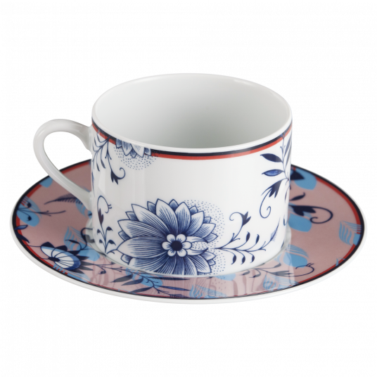 블루미페더 카푸치노 컵 앤 소서