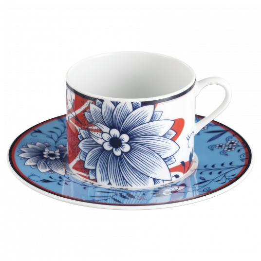 블루미페더 커피 컵 앤 소서