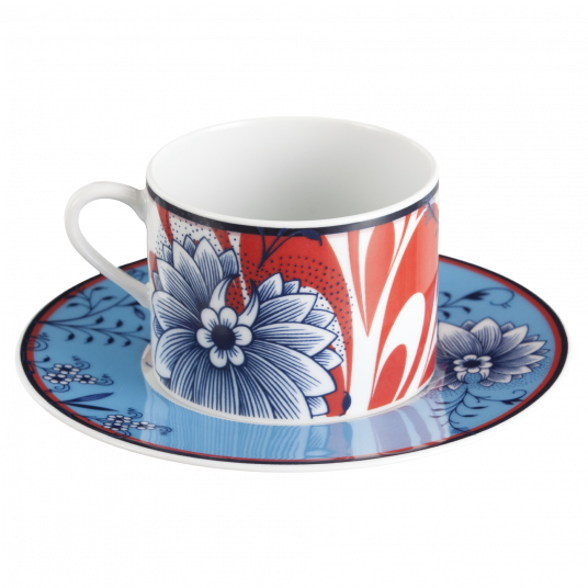 블루미페더 커피 컵 앤 소서