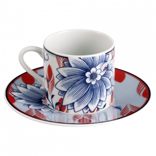 블루미페더 에스프레소 컵 앤 소서