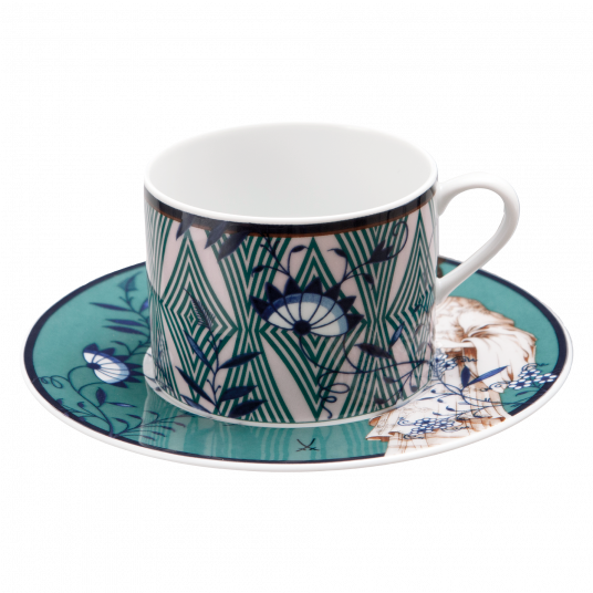 노블차이니즈 커피 컵 앤 소서