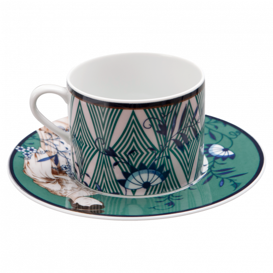 노블차이니즈 커피 컵 앤 소서