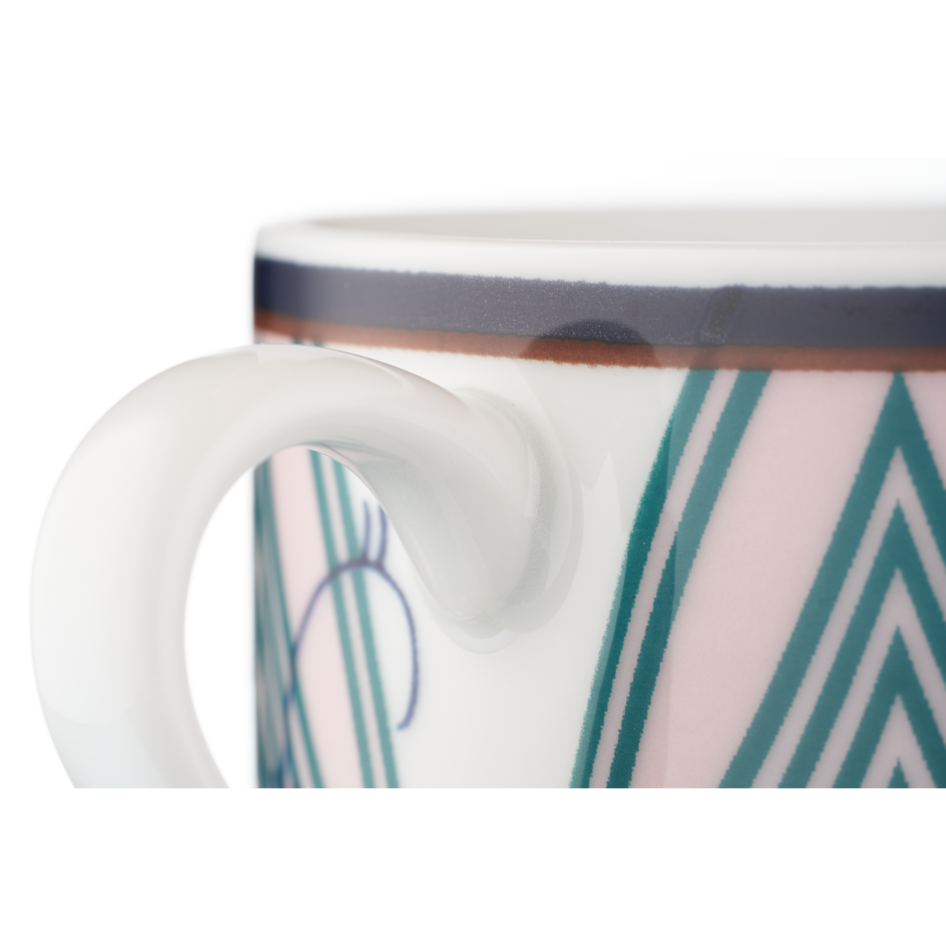 노블차이니즈 커피 컵 앤 소서 2인조 세트