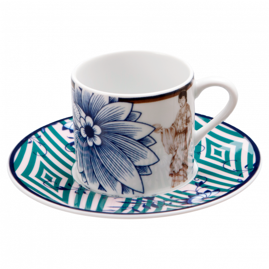 노블차이니즈 에스프레소 컵 앤 소서