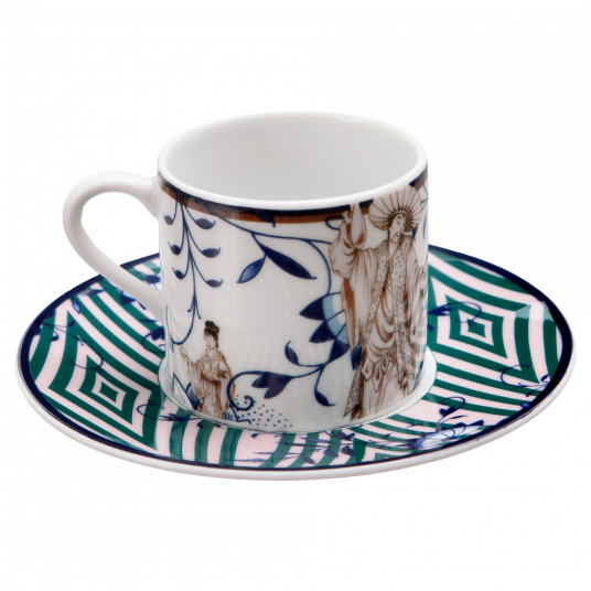 노블차이니즈 에스프레소 컵 앤 소서