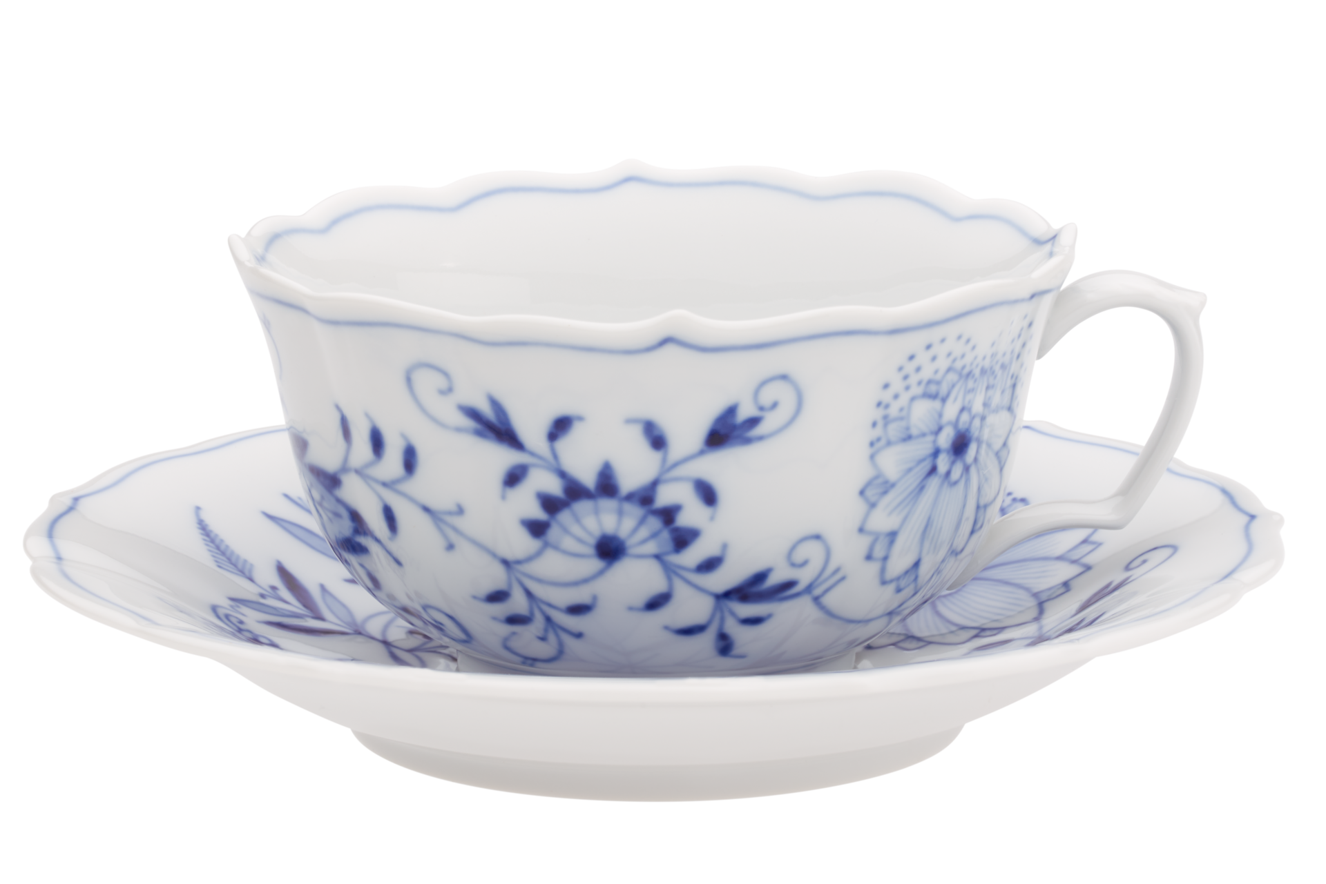 블루어니언 티 컵 앤 소서