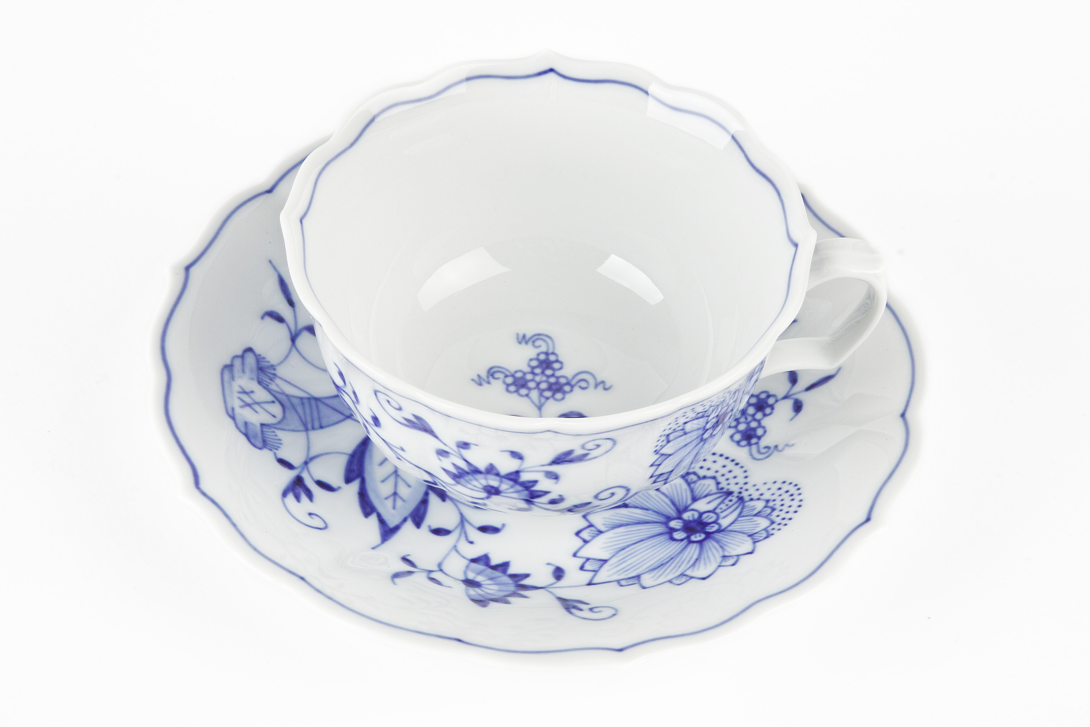 블루어니언 티 컵 앤 소서