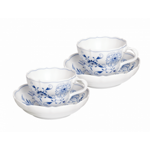 블루어니언 커피 컵 앤 소서 2인조 세트