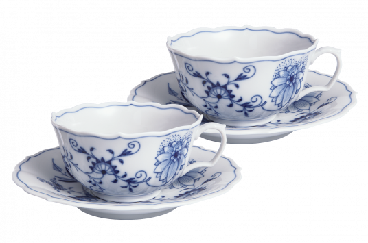 블루어니언 에스프레소 컵 앤 소서 2인조 세트