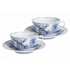 블루어니언 에스프레소 컵 앤 소서 2인조 세트