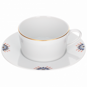 노블블루 티 컵 앤 소서