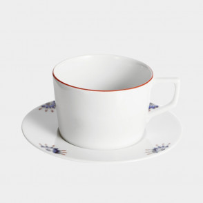 노블블루 카푸치노 컵 앤 소서