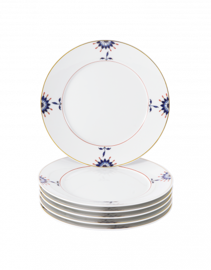 노블블루 브래드 앤 버터 플레이트 6p 세트