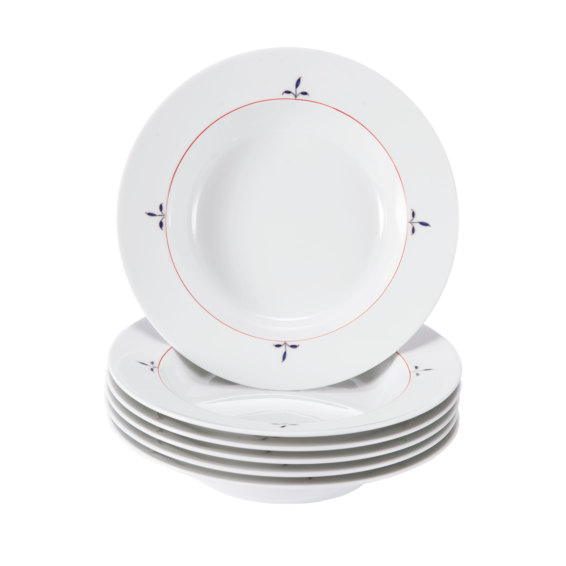 노블블루 파스타 플레이트 6p 세트