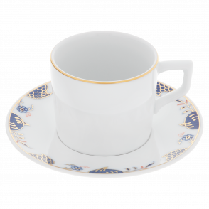 노블블루 에스프레소 컵 앤 소서