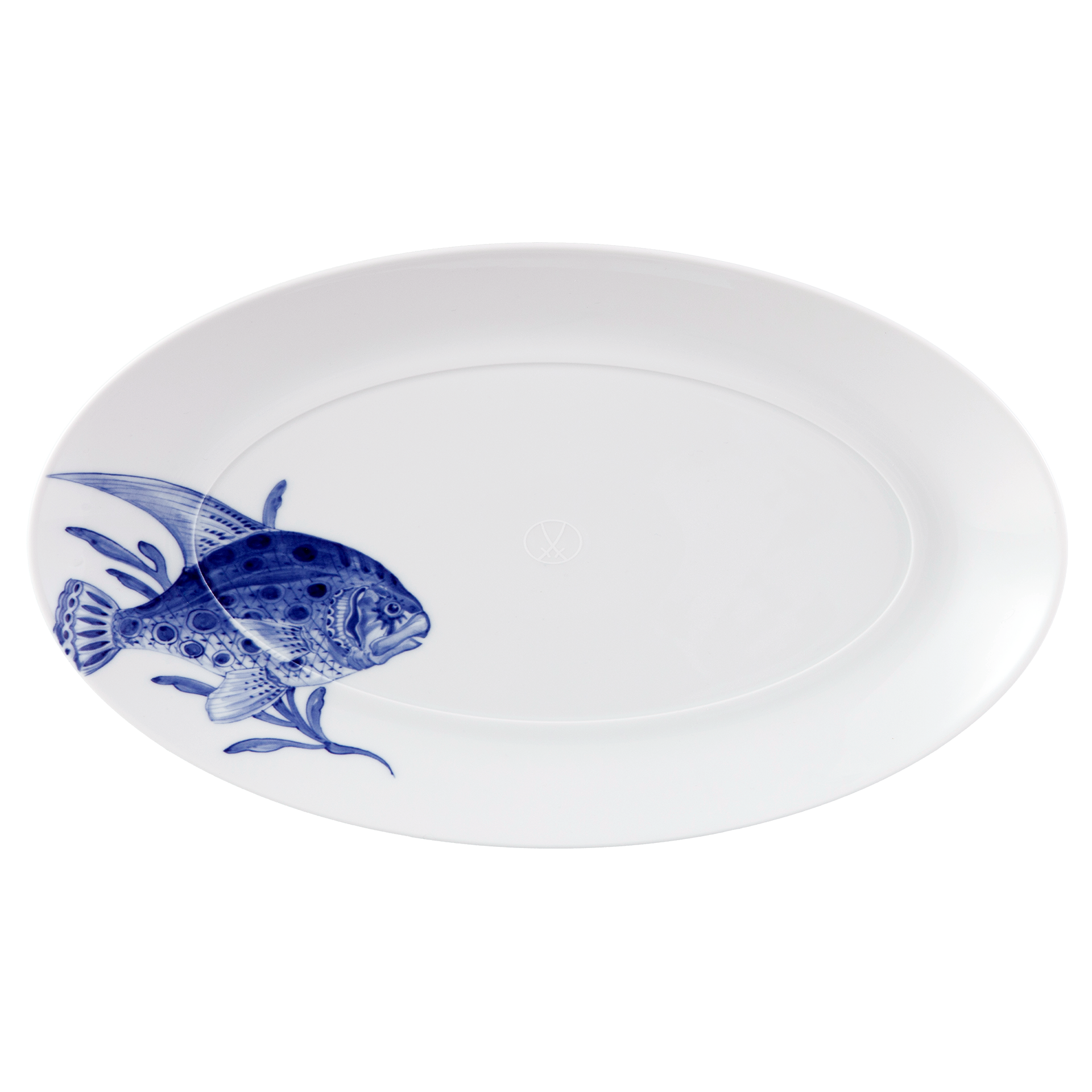 MEISSEN® COSMOPOLITAN BLUE TREASURES PLATTER FISH, OVAL