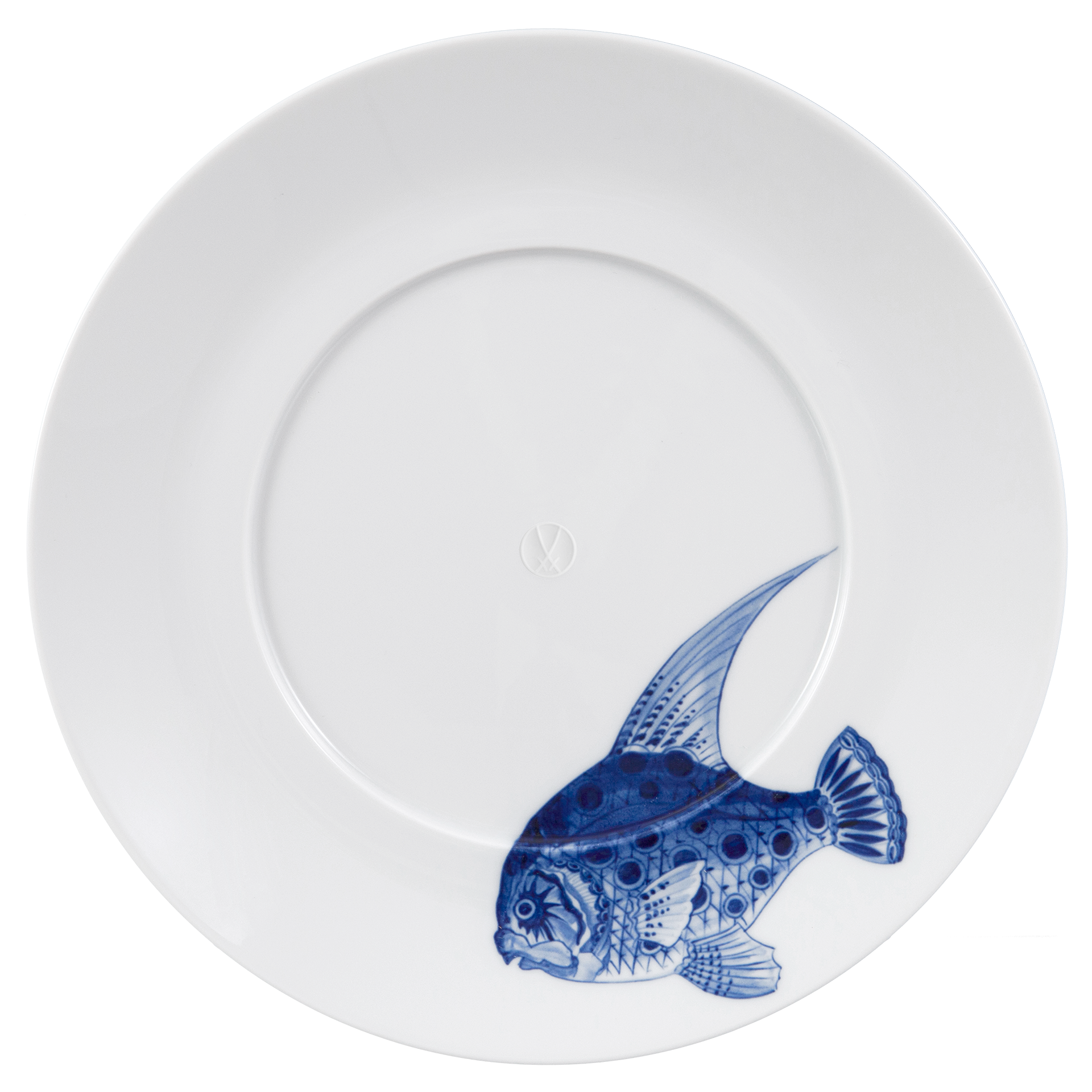 MEISSEN® COSMOPOLITAN BLUE TREASURES GOURMET PLATE, FISH