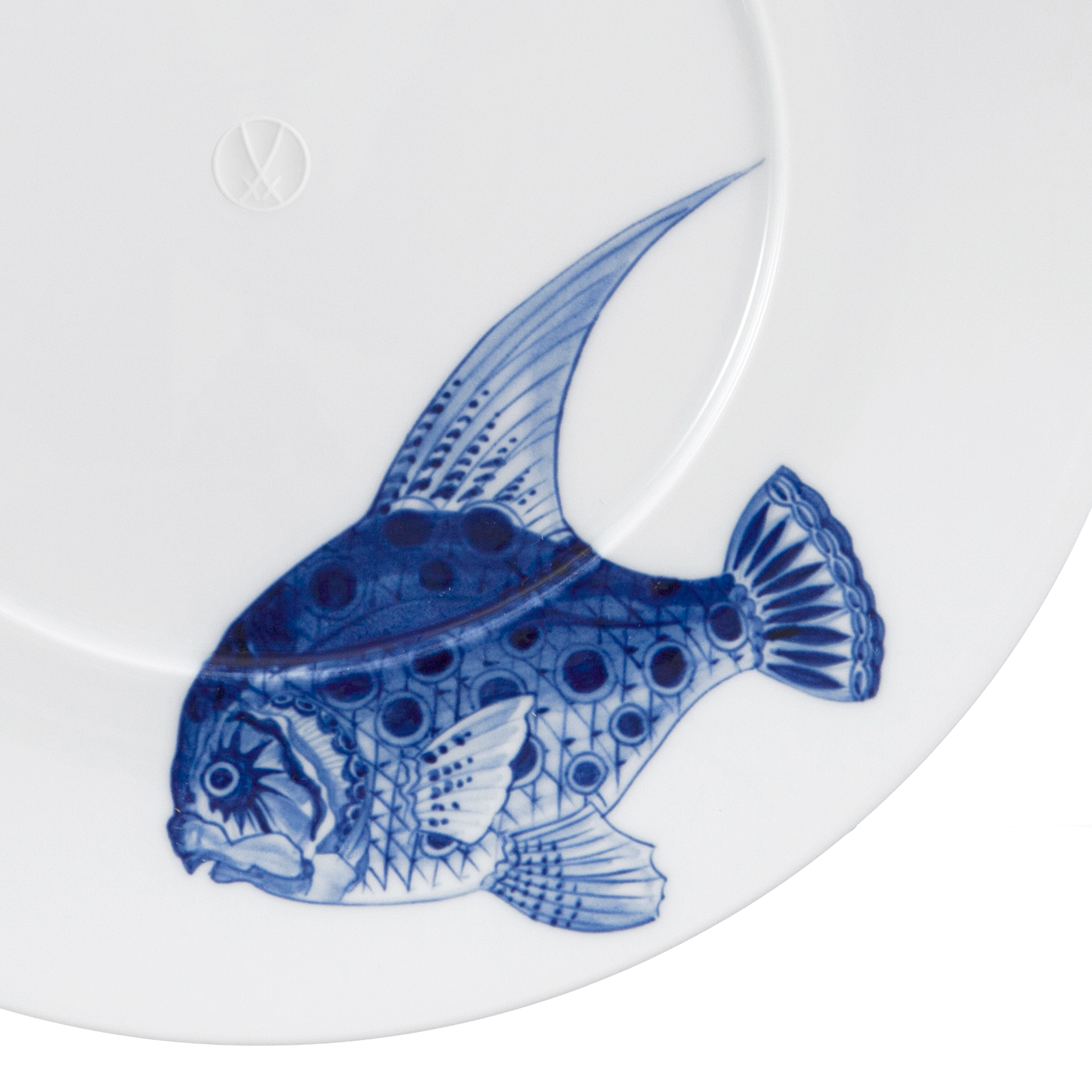 MEISSEN® COSMOPOLITAN BLUE TREASURES GOURMET PLATE, FISH